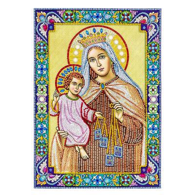 China L-8074 modern 5d Diamond Painting Icon Priest Crystal Diamond Painting by numbers Diamond Painting formed special partial for sale