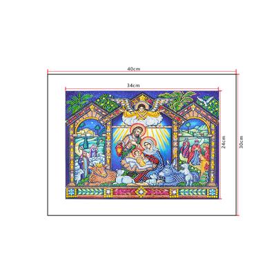 China Custom Cost-effective and High Quality Character Customization Custom Landscape Printed Canvas Diamond Painting for sale