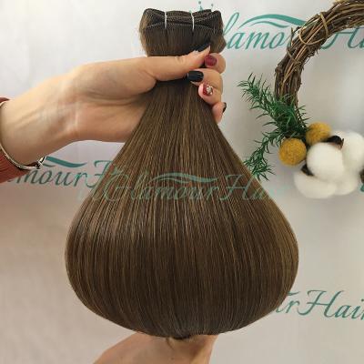 China Hot Selling Natural Looking Package Hot Seller Cuticle Aligned Machine Hair Weft Extensions for sale