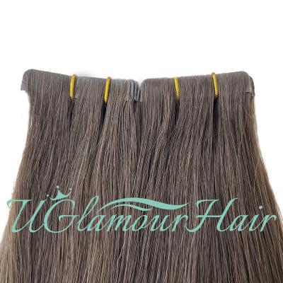 China Natural European Appearance Double Pulled Russian Hair Tape Hair Extension Squirt Invisible Tape In Hair Extensions for sale