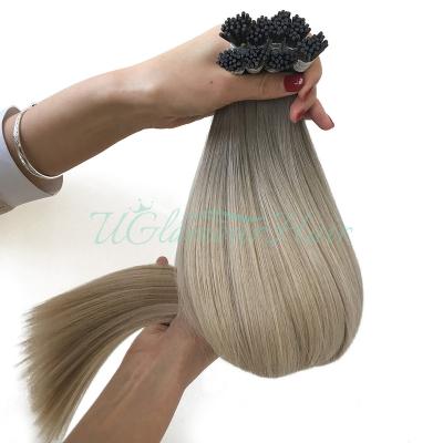 China Wholesale Factory Price Natural Looking All Color 100%natural Human Hair Extension I Tip for sale