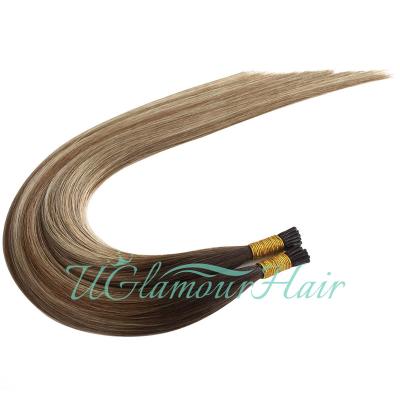 China Professional Keratin-Hair-Extensions Pulled End Of Natural Shiny Soft Straight Double Ended Thick for sale