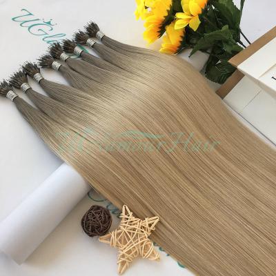 China Straight Tip Natural Appearance Raw Bone Hair Extensions Nano Hair Last Over 2 Years for sale