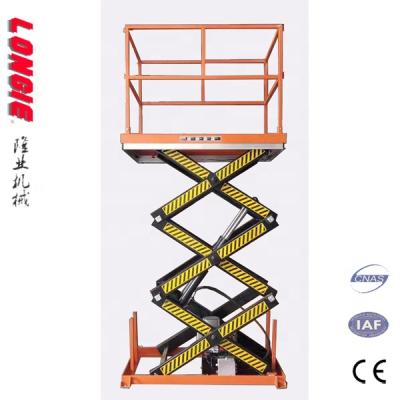 China LISJG2.0-2.5 Hydraulic electric double scissor lift table for sale