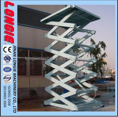 Cina LISJG1.0-7.5 Stationary Scissor Lift Platform Used Second Hand New Emergency Stop Switch in vendita