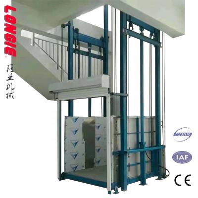 China 3 Floors Hydraulic Cargo Lift LISJD1.5-7.5 Overload Protection 1500kg Capacity à venda