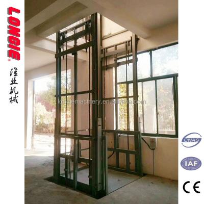 China LISJD1.0-4.5 Electric Hydraulic Cargo Lift Overload Protection Roasted  Powder Painting en venta