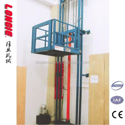 China LISJD0.8-4.5 Electric hydraulic cylinder cargo elevator lift for sale