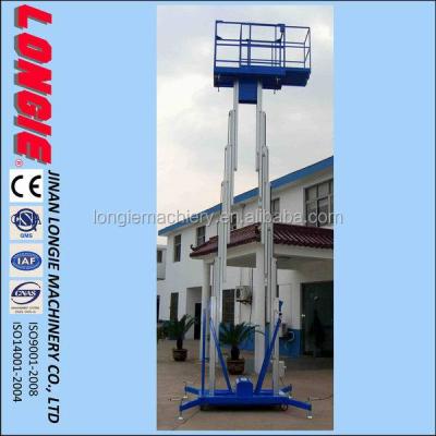 중국 Hydraulic Portable Aerial Work Platform LISJL0.2-12 (GTWY) Skylift Emergency Stop 판매용