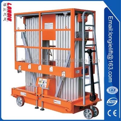 China LISJL0.2-12 Aluminium electric aerial work platform gtwy-12 for sale