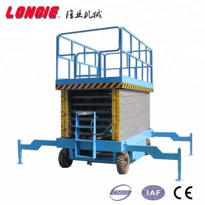 China LISJY0.5-11 Hydraulic scissor lift scaffolding Powder painting or roasted painting for sale