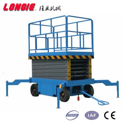 China LISJY0.5-10 Hydraulic scissor lift scaffolding Powder painting or roasted painting for sale