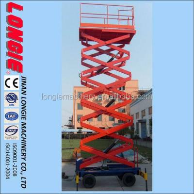 中国 LISJY1.0-12 Smart Scissor Lift Aerial equipment Roasted painting or powder painting 販売のため