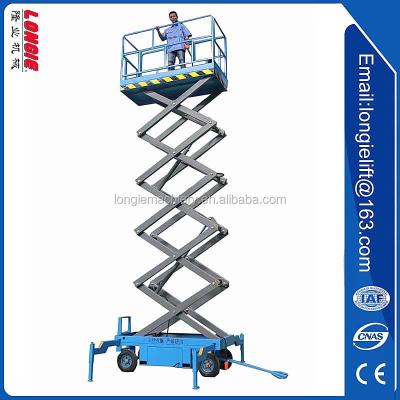 中国 LISJY0.3-8 Hydraulic Mobile Scissor Lift Scaffolding Emergency Stop Drop Switches 販売のため