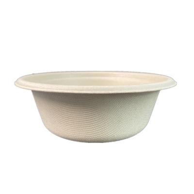 China CLASSIC 32 oz Disposable Sugarcane Pulp Food Packing Rice Soup Bowl for sale