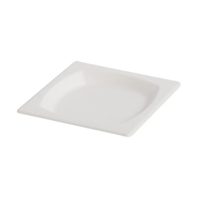 China water repellent & Promotional Oil-Repellent Biodegradable Bagasse School Lunch Food Tray Square Fruit Tray for sale