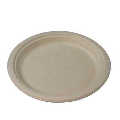 China Disposable Tableware Wedding Disposable Tableware Paper Pulp Biodegradable Disposable for sale