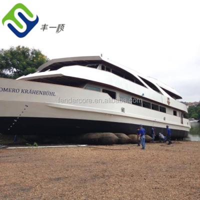 China Ship launching Heavy Duty Ship and Boat Launching Lifting Salvage Marine Rubber Airbag for sale