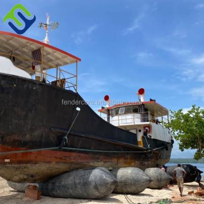 China Ship Launching/Landing Rubber Ship Airbag Yacht Flotation Ballast Bags Rubber Ship Launching Airbag Mono Buoyancy for sale