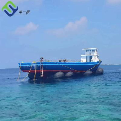 China Natural Rubber Indonesia slipway houseboat landing ship launching airbag for sale