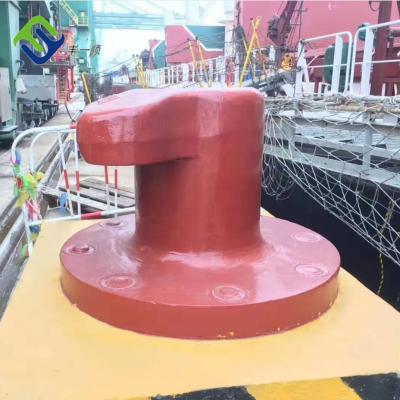 China Docking ship single bitt marine mooring bollard for sale