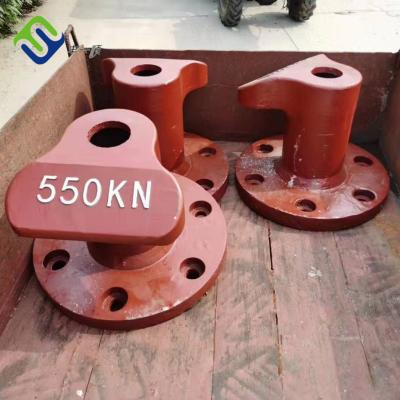 China Docking Marine mooring 250t tee head bollard with retofit anchors for sale