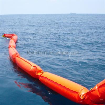 China Water treatment Oil Boom Oil Absorbent Boom Seaweed Float Barrier Heavy Duty Spill Turbidity Curtains for sale