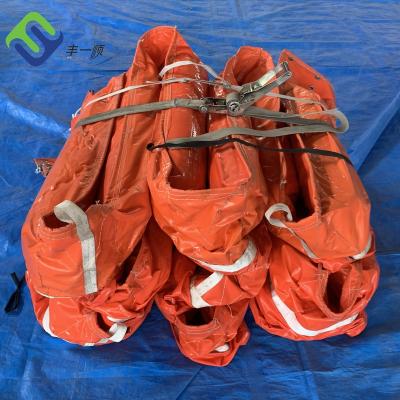 China Water projection Wholesale Orange PVC Oil Boom Rubber PVC Fences Oil Spill Containment Fence Boom for sale