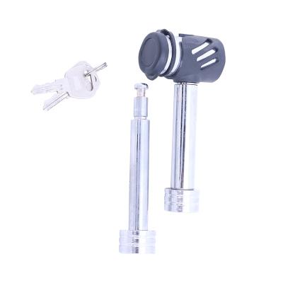 China Trailer parts zinc alloy iron lock trailer coupler transport anti-theft lock for sale