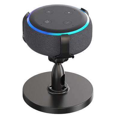 China 360 Degree Adjustable Adjustable Stand Bracket Mount, Space Saving Dot Accessories Table Holder for Echo Dot 3rd Generation for sale