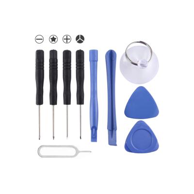 China Cheapest 10 in 1 Disassemble Tools Mobile Phone Repair Tools Smartphone Screwdriver Opening Set Kit Repair Hand Tool For Mobile S-IP5G-0292-HL for sale