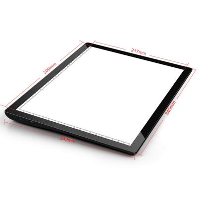 China A4-D26 LED Light Pad Light Pad Painting Light Box Digital Tablet Station Digital Writing Tablet Ultrathin Soft Light Copy Drawing Board for sale