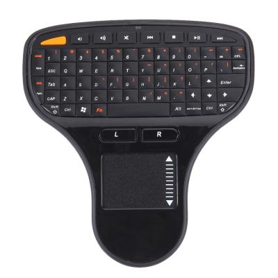 China Mini Wireless Keyboard 2.4G Multimedia Keys Keyboard with Touchpad Handheld Keyboard for PC USB Mini Receiver for sale