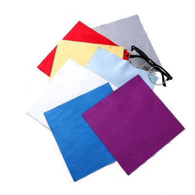 China Super Soft Microfiber Eyeglass Pocket Cleaning Cloth Glass Microfiber Clean Cloth Eco-friendly Cleaning Cloth for sale