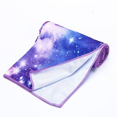 China Child Safe Personalized Custom Printed Logo Sport Pink Cooling Towel For for sale