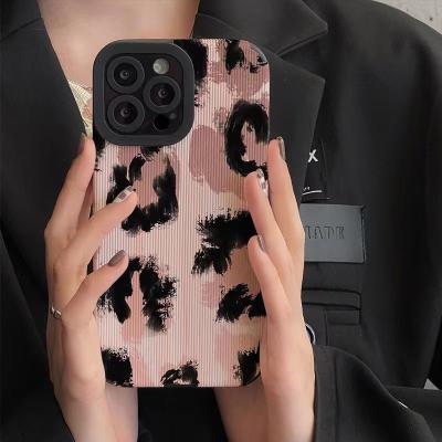 China Fashionable Brand Lip Print Leopard Print Soft Case For iPhone14/13promax Apple 11 xs 12pro soft anti-drop xs shockproof cover device for sale