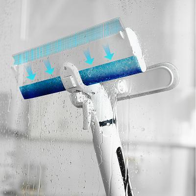 China Sustainable Home Telescopic Glass Scratching Post Windows Cleaning Window Squeegee for sale