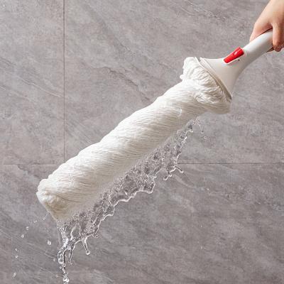 China BOOMJOY Twcrew Man Hand Wash Self Lazy Twist Water Clog Spinning Broom Suction Fiber Water Lazy Mop FZ-04 for sale