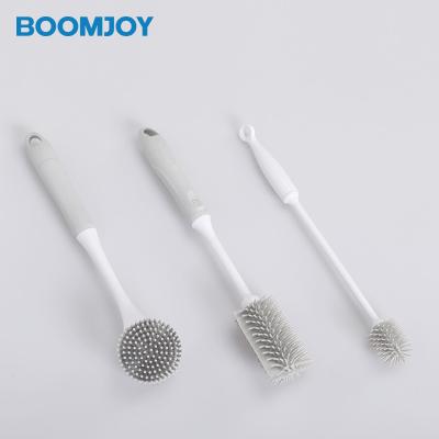 China BOOMJOY Silikon Silicone Baby Bottle Washer Viable Cleaning Brush For Feeding-bottle for sale