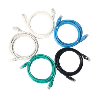 China Telecom Factory Direct Sale Color High Speed ​​4 Pair 24awg Utp Network Patch Cables Cat5e Patch Cord for sale