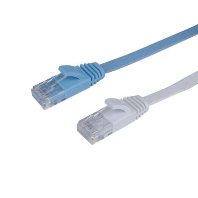 China Snagless Telecom Cat6 Gigabit Flat Molded (UTP) Ethernet Cable for sale