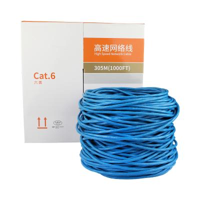 China CCA OEM LOGO 305m Box Cat 5E 6A 6 FTP SFTP UTP Cable Cat5E Cat6A Cat6 Lan Network Ethernet Cable for sale