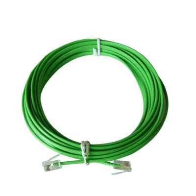 China Hot Sale Telecommunication 8p8c 6p6c 4P4C RJ11 Green White Telephone Cable for sale