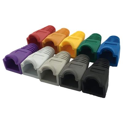 China High Quality Communication OEM Rj45 Protective Boots Connector Rj45 Rubber Boot Connectors Manufacturer for sale