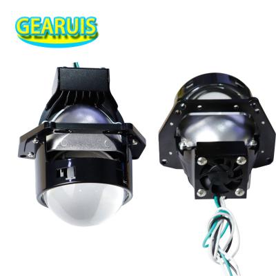 China 3.0 Inch Car Bi LED Projector Lens Headlight 45W 55W 65W HI LO 6000K LED Auto Headlight DC 12V Bi Universal for sale