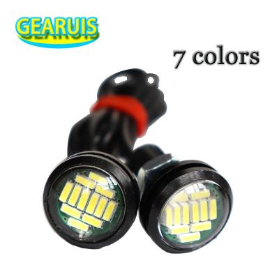 China DRL LED 20mm Car Parking Light Waterproof 12 SMD 4014 Eagle Eye Light Daytime Running Lamp LED Car Work Lights Styling DRL-12 SMD 4014 LED for sale