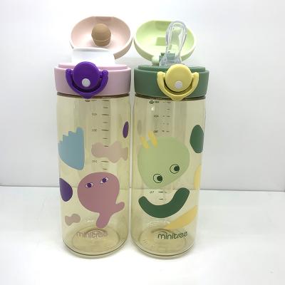 China New Design BPA Free Drinks PPSU Straight Silicone 480ml Baby Water Bottle Sippy Cup For Kids And Adults for sale