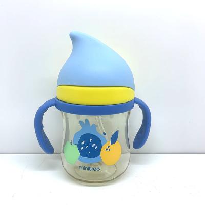 China BPA Free 260 ml PPSU Straw Sipp Cup Baby Training Unique Cute Cup For Kids for sale