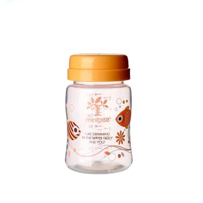 China BPA Free Wholesales Leak Proof Breast 5 Ounce 150ml Regular Neck PP Silicone Nipple Baby Milk Storage Bottle For Baby for sale