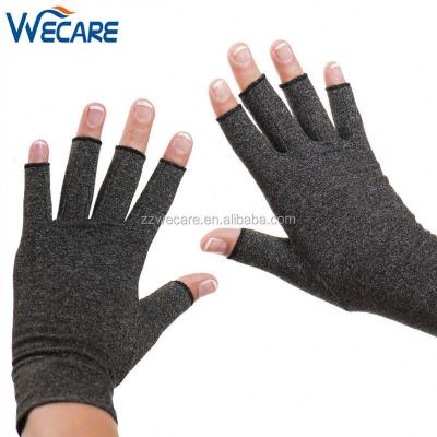 China Men Women Half Finger Open Finger Computer Typing Dailywork Support Relief Joint Pain Compression Arthritis Gloves for sale